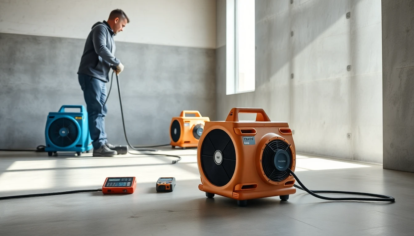 Concrete and Subfloor Drying